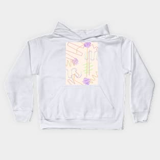 Abstract Lines Kids Hoodie